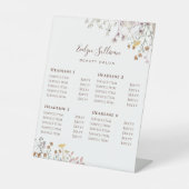 ワイルドフラワー価格表台座記号 台座サイン (正面)