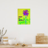 ワイルドフラワー保イットシンプルポスター ポスター (キッチン)