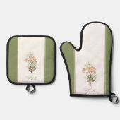 ワイルドフラワー信仰&ラブキッチンタオル 鍋つかみ&鍋敷きセット (正面)