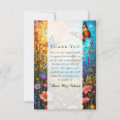 ワイルドフラワー写真悔やみや弔慰葬儀記念館 サンキューカード (正面)