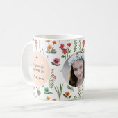 ワイルドフラワー初の聖餐式の写真 コーヒーマグカップ (正面左)