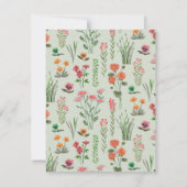 ワイルドフラワー初の聖餐式 サンキューカード (裏面)