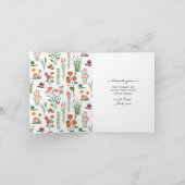 ワイルドフラワー初の聖餐式 サンキューカード (内部)