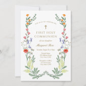 ワイルドフラワー初の聖餐式 招待状 (正面)