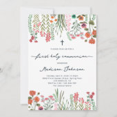 ワイルドフラワー初の聖餐式 招待状 (正面)