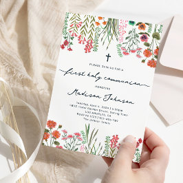 ワイルドフラワー初の聖餐式 招待状