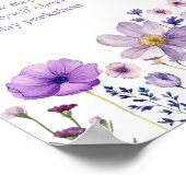 ワイルドフラワー初の誕生日マイルストーンのポスター ポスター (角)