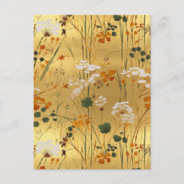 ワイルドフラワー千代紙 ポストカード