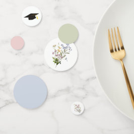 ワイルドフラワー卒業テーブル紙吹雪フローラボホ コンフェッティ