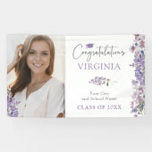 ワイルドフラワー卒業バナー 横断幕 (横)