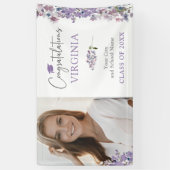 ワイルドフラワー卒業バナー 横断幕 (縦)