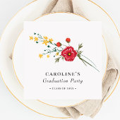 ワイルドフラワー卒業パーティー「2023年クラス」 スタンダードカクテルナプキン