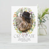 ワイルドフラワー卒業写真パーティー 招待状 (スタンド正面)