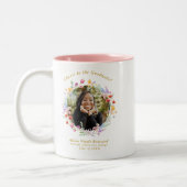 ワイルドフラワー卒業写真応援から卒業生 ツートーンマグカップ (左)