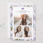 ワイルドフラワー卒業 サンキューカード (裏面)