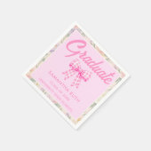 ワイルドフラワー卒業 スタンダードカクテルナプキン (角)
