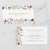 ワイルドフラワー名刺 名刺 (正面/裏面)