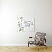 ワイルドフラワー名言タペストリー タペストリー (インサイチュ(横))