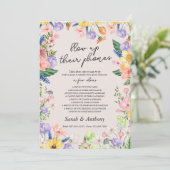 ワイルドフラワー吹の春は電話看板を上げる 招待状 (スタンド正面)