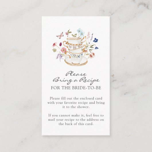 ワイルドフラワー囲いカード エンクロージャーカード (正面)