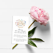 ワイルドフラワー囲いカード エンクロージャーカード