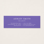 ワイルドフラワー多耳飾りディスプレイカード (裏面)