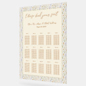 ワイルドフラワー大結婚形アクリル座席表 アクリルサイン (傾斜)