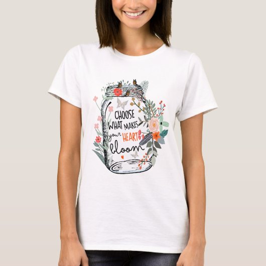 ワイルドフラワー女子Tシャツ Tシャツ (正面)