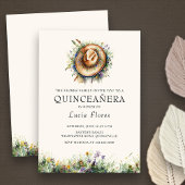 ワイルドフラワー女性のカーボーイハットエレガンス素朴キンセアニェラ 招待状