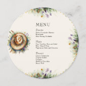 ワイルドフラワー女性のカーボーイハット素朴フローラキンセアニェラ メニュー (正面)