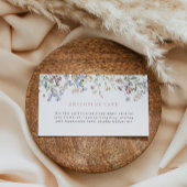 ワイルドフラワー封入カード カスタム挿入 フローラル エンクロージャーカード