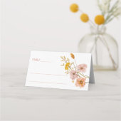 ワイルドフラワー座席表、フローラ座席表 プレイスカード (正面)