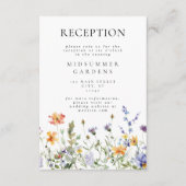 ワイルドフラワー庭園の結婚式披露宴エンクロージャカード エンクロージャーカード (正面)