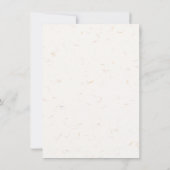 ワイルドフラワー庭園の結婚式招待状 招待状 (裏面)