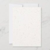 ワイルドフラワー庭園の結婚式招待状 招待状 (裏面)