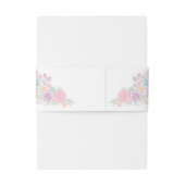 ワイルドフラワー庭園の結婚式 招待状ベリーバンド (裏面例)