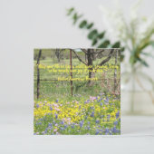 ワイルドフラワー引用文ノートカード カード (スタンド正面)