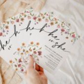 ワイルドフラワー彼または彼女が性発現招待状 招待状