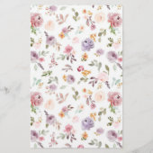 ワイルドフラワー彼女はむしろブライダルシャワーゲーム (裏面)