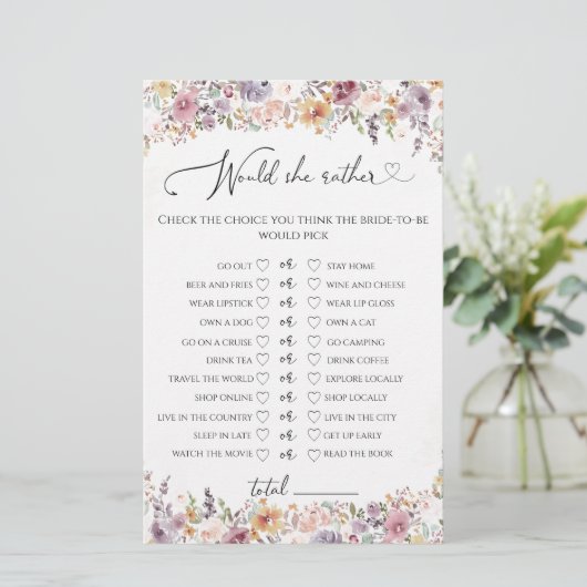 ワイルドフラワー彼女はむしろブライダルシャワーゲーム (スタンド正面)