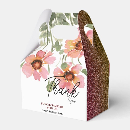 ワイルドフラワー恋人の誕生日 フェイバーボックス (裏面サイド)