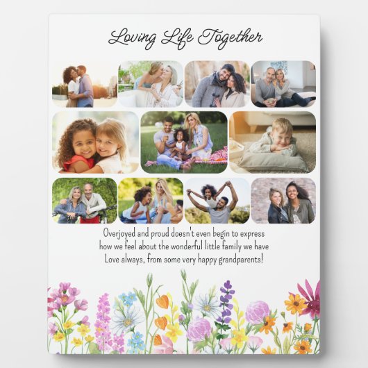 ワイルドフラワー愛の人生を一緒に11写真 フォトプラーク (正面)