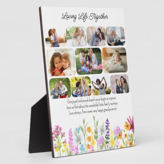 ワイルドフラワー愛の人生を一緒に11写真 フォトプラーク (側面)