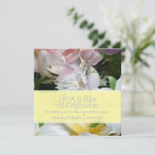 ワイルドフラワー抽象芸術招待状 招待状 (スタンド正面)