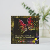 ワイルドフラワー抽象芸術振動 招待状 (スタンド正面)