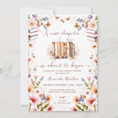 ワイルドフラワー新チャプター開始ブライダルシャワー 招待状 (正面)