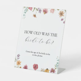 ワイルドフラワー新婦のシャワーゲームは何歳だった 台座サイン