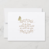 ワイルドフラワー日付の保存 セーブザデート (裏面)