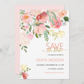 ワイルドフラワー日付カードを保存 シーズンカード (正面/裏面)