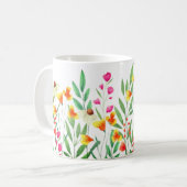 ワイルドフラワー昇華 コーヒーマグカップ (正面左)